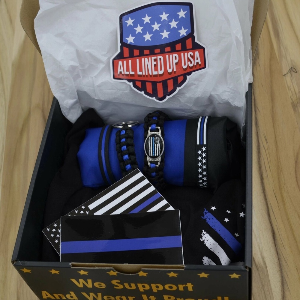 We Support Thin Blue Line Gift Box